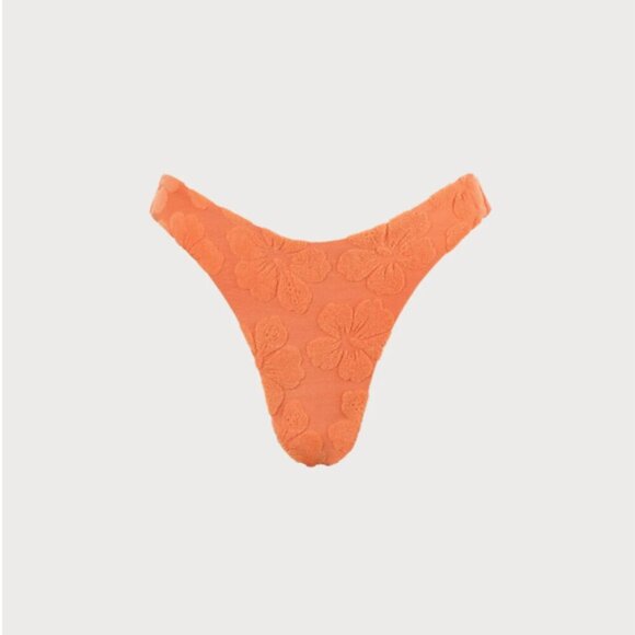 BERLOOK Floral Jacquard High Cut BIKINI BOTTOM ONLY 59 - Picture 7 of 10